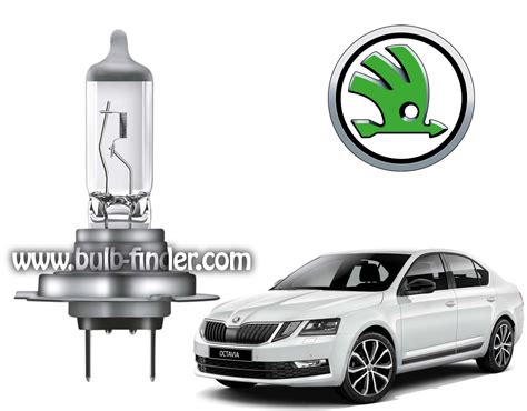 Skoda Octavia 3 Facelift 2018 2019 Bulb Type HIGHT BEAM HEADLIGHT Car