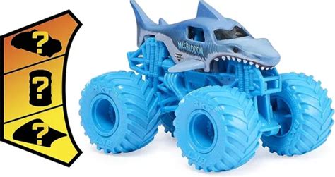 Monster Jam Cami N De Metal Escala Auto Monstruo Color Megalodon