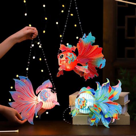 LỒNG ĐÈN TRUNG THU CON CÁ KOI HANDMADE HOT CHO BÉ CHƠI TRUNG THU CTB Mochan