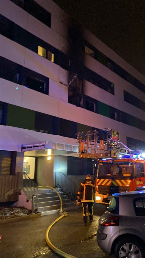 Huningue Plusieurs personnes relogées après un feu dappartement