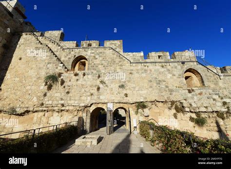 The Jerusalem Archaeological Park Near The Dung Gate In The Old City Of