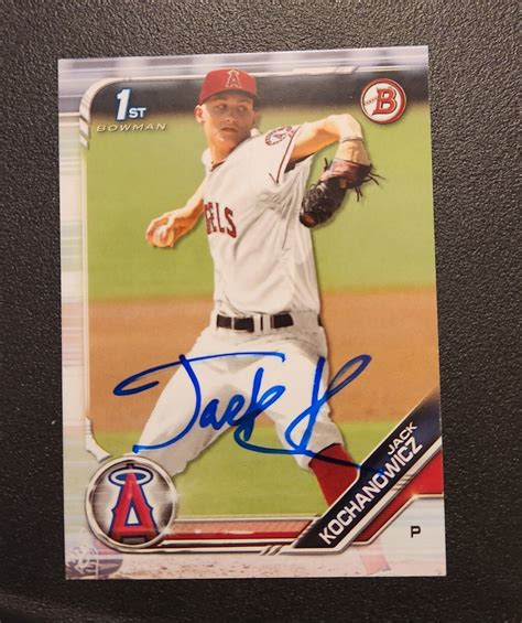 Jack Kochanowicz Autograph Signed Bowman St Anaheim Angels Ebay