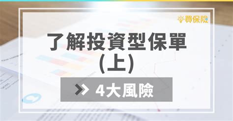 了解投資型保單上：購買投資型保單時必知的 4 個風險｜買保險 Smartbeb