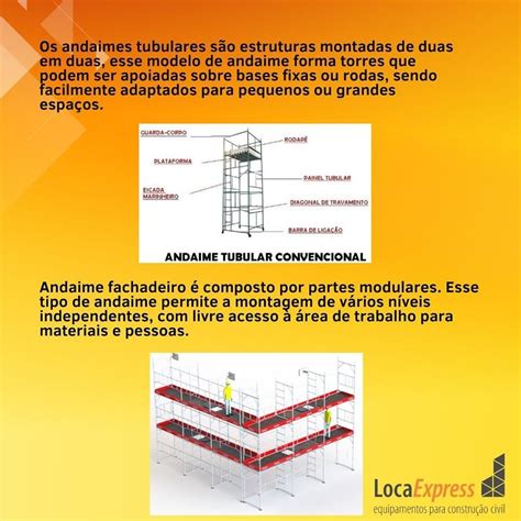 Diferença entre Andaime Tubular e Andaime Fachadeiro