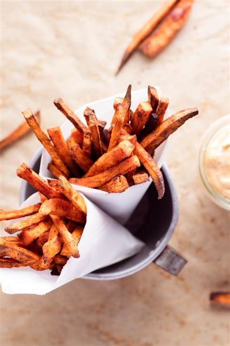 Spicy Sweet Potato Fries W Chipotle Mayonnaise Recipe Thrive Market