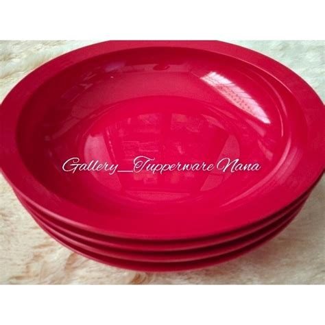 Jual Tupperware Crescendo Plate Set Shopee Indonesia