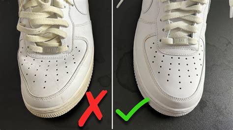 How To Prevent Creases In Nike Air Force 1 Best Way Youtube