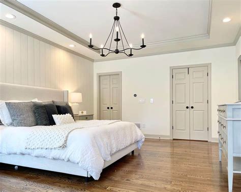 Warm White Bedroom with Light Gray Trim - Soul & Lane