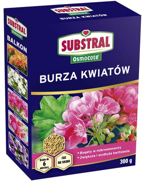 Osmocote do kwiatów balkonowych BURZA KWIATÓW 300g SUBSTRAL ogrodnik24 pl