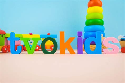 Tvokids Logo 3d Printed Letters Pretend Play Kids Toy T Preschool