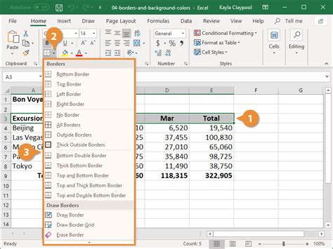 How to Add Borders in Excel | CustomGuide