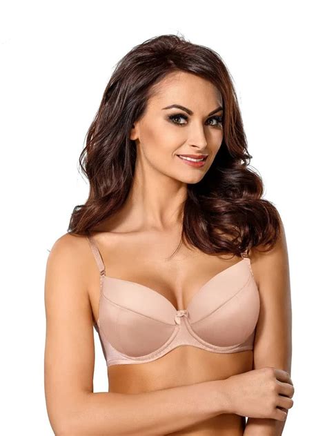 Ava Lingerie Biustonosz AV 1972 75 D Beżowy AVA Moda Sklep EMPIK