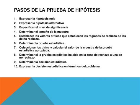 Prueba De Hipótesis