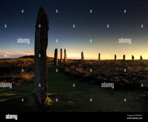 Ring of Brodgar, Orkney Stock Photo - Alamy