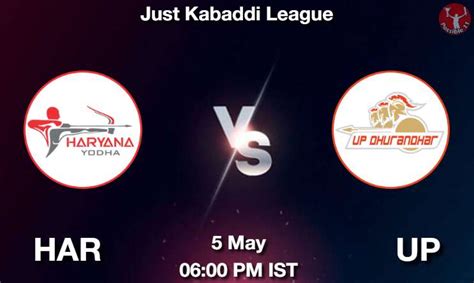 Har Vs Up Dream Team Prediction Fantasy Kabaddi Tips May