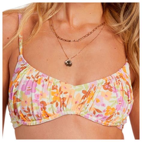 Billabong Sungazers Ruched Bralette Bikini Top Women S Buy Online Bergfreunde Eu