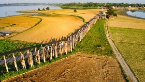 U Bein Bridge Mandalay Tourism Myanmar