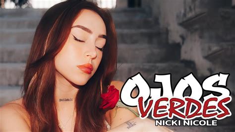 Nicki Nicole Ojos Verdes Letras Lyrics YouTube