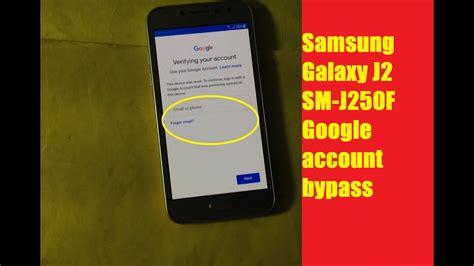 How To Unlock Samsung Galaxy J2 SM J250F Google Account FRP Lock YouTube