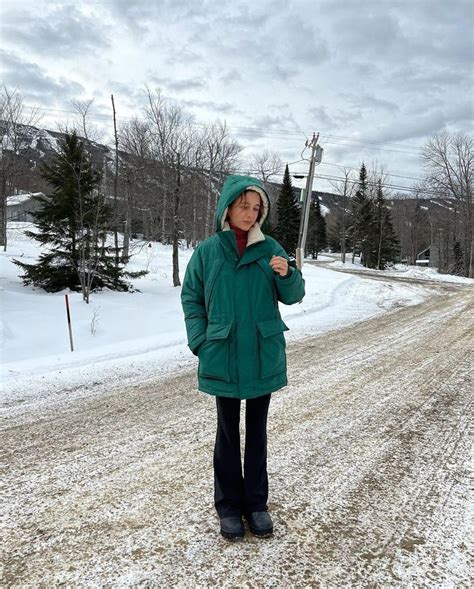 Pinterest Emma Chamberlain Winter Jackets Big Jacket Outfits