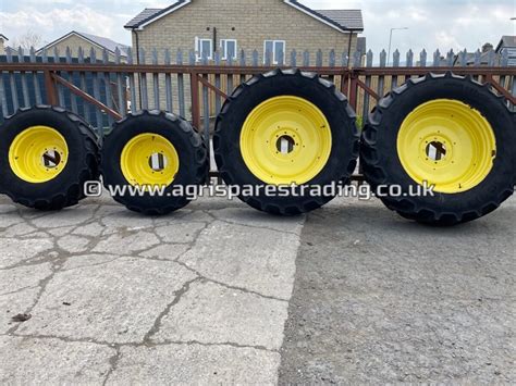 Set Of John Deere Wheels And Tyres Agrispares Trading Co