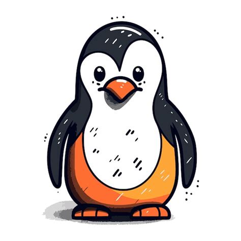 Pinguin De Dessin Anim Illustration Vectorielle D Un Mignon Pingouin