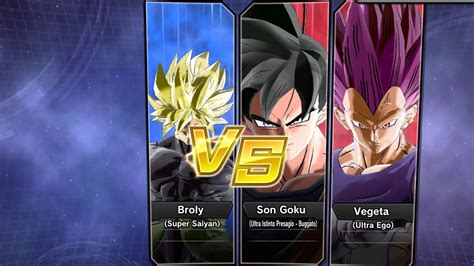 Xv Requested Match Pc Broly Super Saiyan Vs Goku Ultra Istinto