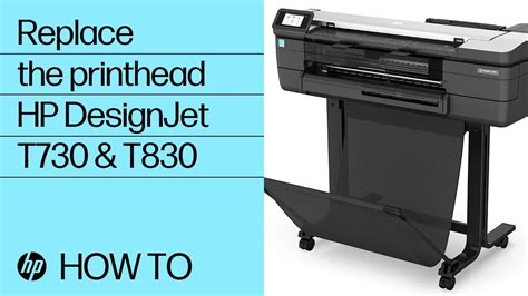 Replacing The Printhead In The Hp Designjet T And T Multifunction