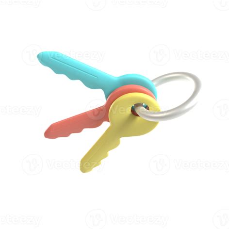 Key 3d Illustration Rendering 11307182 Png