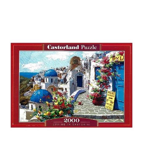 CASTORLAND PUZZLE 2000 Κομμάτια C 200603 2 SPRING IN SANTORINI