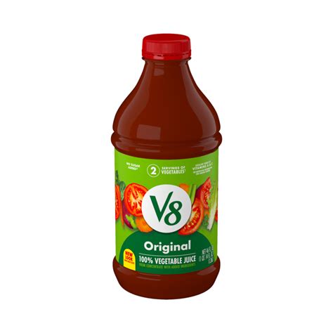 V8® Vegetable Juice Ingredients V8® Fruit And Vegetable Juices