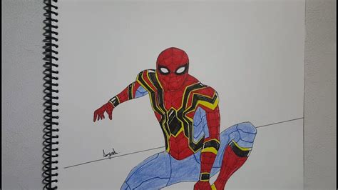 Draw It! Spider Man From Spider Man Homecoming Iron Spider Suit - YouTube