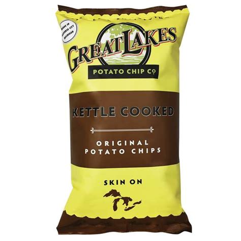 Great Lakes Potato Chips Original Kettle Chips 16 Oz Bags