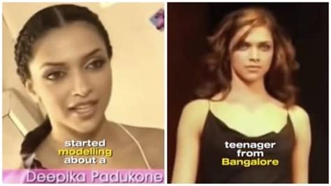 Deepika Padukones Video From Her Modelling Days Is Blowing Fans Minds