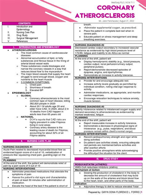 Coronary Atherosclerosis | PDF | Percutaneous Coronary Intervention ...