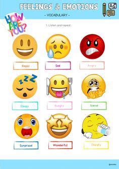 Ideas De Emociones Ingles Para Preescolar Material Escolar En