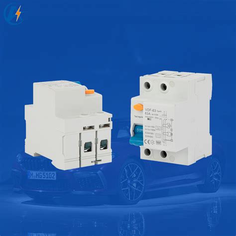 Residual Current Circuit Breaker RCCB With 2p 4p 16A 100A Overcurrent