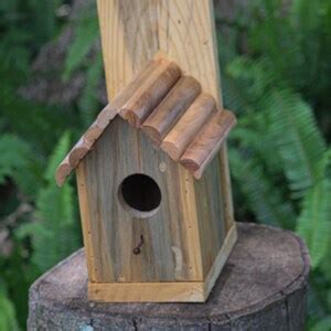 Rustic Home Made Bird House - Etsy