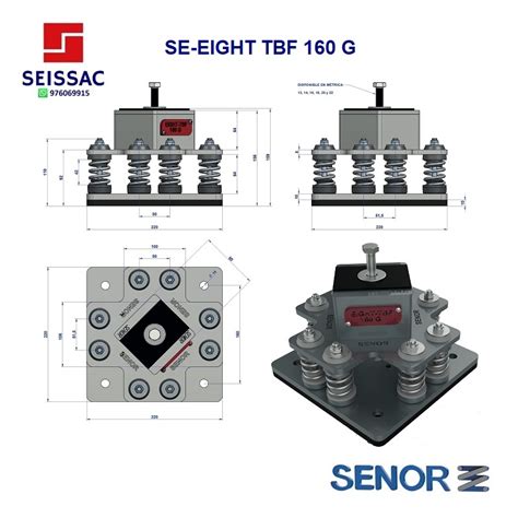 Aisladores De Vibracion Para Equipos Industriales Se Eigth Tbf G S