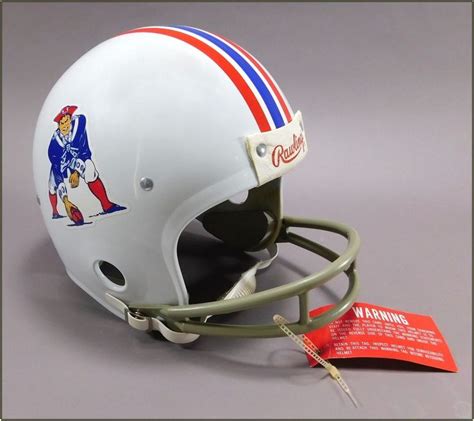 Vintage Pro Spec New England Patriots Football Helmet by Rawlings, Size ...