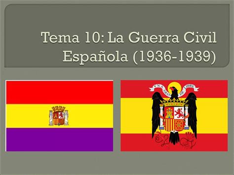 2 Bach Guerra Civil Española Historia De España Ppt