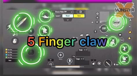 Best 5 Finger Claw Layout And Sensitivity Pubg Mobile Youtube