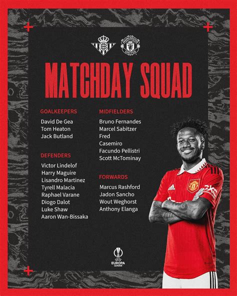 On Twitter Rt Manutd Matchday Squad Determined To Finish