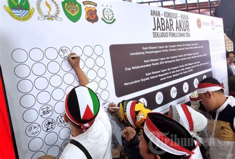 Deklarasi Pemilu Damai 2024 Jabar Akur Foto 3 1984736