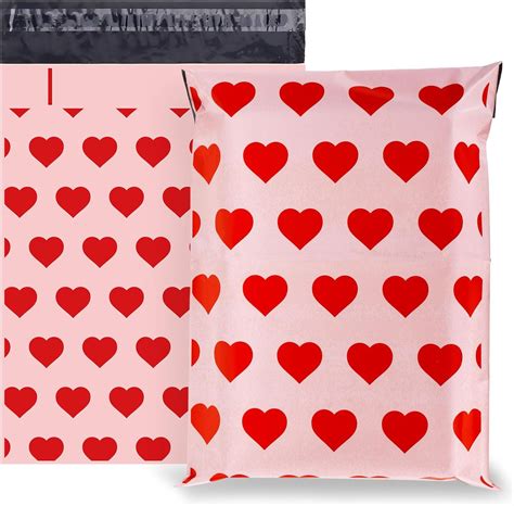 Amazon JarThenaAMCS 100Pcs Valentines Day Poly Mailers 10 X 13