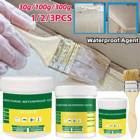 1 2 3Pcs Wasserdichte Beschichtung Dichtstoff Mittel Transparente