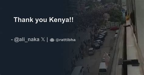 Thank You Kenya Thread From African Ali Naka Rattibha