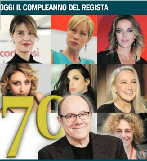 Carlo Verdone Compie 70 Anni Da Claudia Gerini A Eleonora Giorgi L