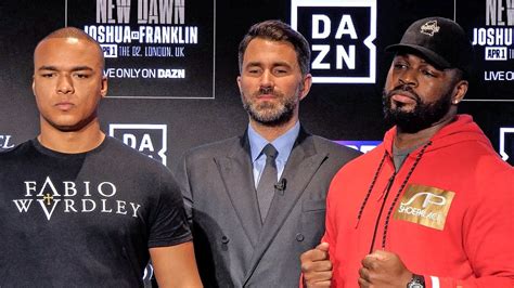 Who Will Fall Anthony Joshua Vs Jermaine Franklin Undercard Face Offs