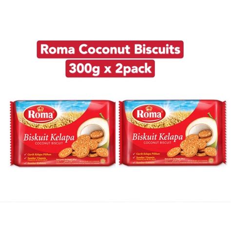 Roma Coconut Biscuits G X Pack Shopee Malaysia